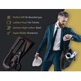 thumbnail image 3 of ONTAKI 5" Professional German Beard & Mustache Scissors Kit With 2 Comb & Carrying Pouch, 3 of 8