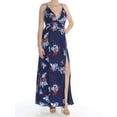 thumbnail image 2 of FAME AND PARTNERS $269 Womens New 1182 Blue Printed Wrap Dress 6 B+B, 2 of 3
