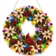 thumbnail image 5 of Wreath Christmas Pearl Diamond Painting Pendant Kits with LED String Lights,DIY Acrylic Christmas Diamond Art Hanging Kit for Adults,Christmas Ornaments for Home Party Wall Decor and Gift, 5 of 7