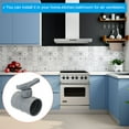 thumbnail image 5 of Uxcell 3" HVAC Duct Manual Volume Damper, PP Adjustment Flame Retardant Airflow Backdraft Damper Control Dark Grey, 5 of 5