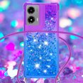 thumbnail image 4 of Funda para Motorola MOTO G Stylus 5G 2024 Brillantina Líquida Divertida Reluciente y con Cristales en Movimiento Cuerpo Cruzado con Cordón Ajustable, 4 of 5