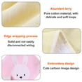 thumbnail image 3 of Toalla bonita de tres piezas para bebé, paño de lavado de algodón suave y absorbente, suave y agradable para la piel para cara, manos y cuerpo, 3 of 5