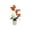 Orange, variant on Phalaenopsis Bonsai Plastic Potted Bonsai, Artificial Silk Flower Lifelike Faux Orchid Home Decoration, with Pot for Desktop Office Wedding Tabletop/Room Decor Realistic Look, 16.5in, Purple
