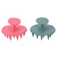 thumbnail image 2 of Cepillo Para Champú Para El Cabello, Masajeador De Cuero Cabelludo Portátil De Silicona Suave 2 Piezas Para La Relajación De La Cabeza Para El Cuidado Del Cabello ANGGREK Hair Scalp Scrubber, 2 of 8