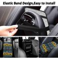 thumbnail image 6 of Yuyamidu Sunflower Armrest Cover for Car Truck Sedan Aztec Auto Center Console Cover Winter Warm Car Center Console Armrest Cushion Accessory, Green, 6 of 7
