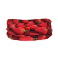 thumbnail image 3 of Wukai Strawberry Red Sports sweatband,Men & Women Sweatband Headband for Running, Cross Training, Racquetball, Working Out, 3 of 7