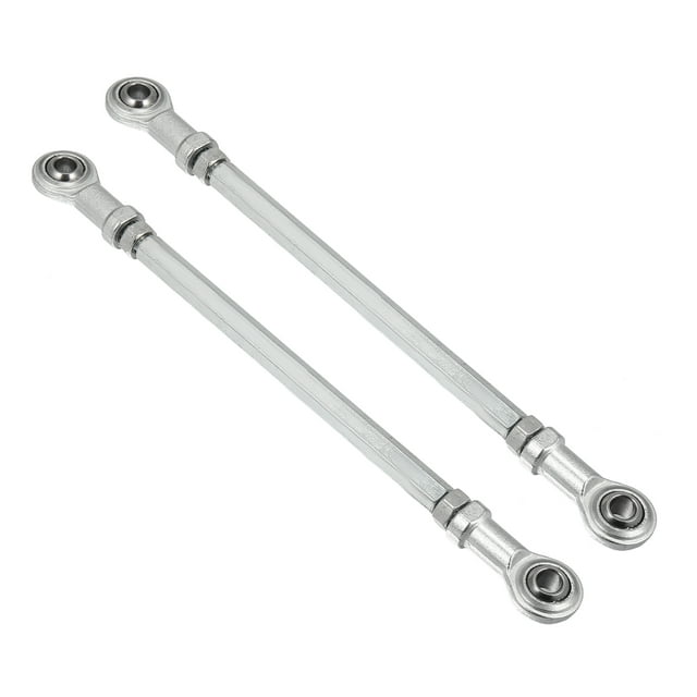 Unique Bargains 2 Pcs M8 80mm Tige de Direction Réglable Rotule pour 49cc ATV Électrique Go Kart Direction Colonne Suspension