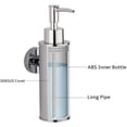 thumbnail image 4 of ABPETE Soap Dispenser Stainless Steel 304 Chrome Wall Mount Liquid and Soap Dispenser for Kitchen and Bathroom, 4 of 15