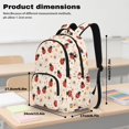 thumbnail image 6 of Jeiento Ladybug 17 Inch Backpack Set 4-Piece Lunch Bag Pencil Case Water Bottle Holder Daisy Lightweight for Kids Boys Girls Students, 6 of 7