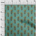 thumbnail image 1 of oneOone Polyester Lycra Fabric Leaves & Floral Block Decor Fabric Printed BTY 56 Inch Wide, 1 of 4