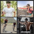 thumbnail image 4 of Mens Headband 4 Pack, Unisex Sports Headbands, 4 of 5