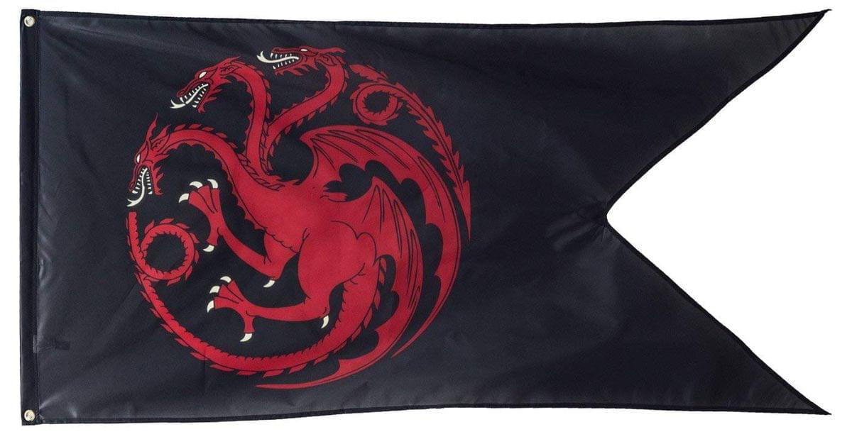 Game of Thrones New Targaryen Tournament Banner 60 x 19 Fabric Poster Print 