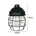 thumbnail image 2 of LED Camping Lantern Rechargeable , Hanging Outdoor Lights,for Yard Patio Emergency Lighting - Elegant, 2 of 6