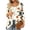 AZ33_Complexion, variant on Halloween Cardign Sweaters for Women 3/4 Sleeve Lightweight Funny Pumpkin Printed Open Front Cardigans Complexion XL