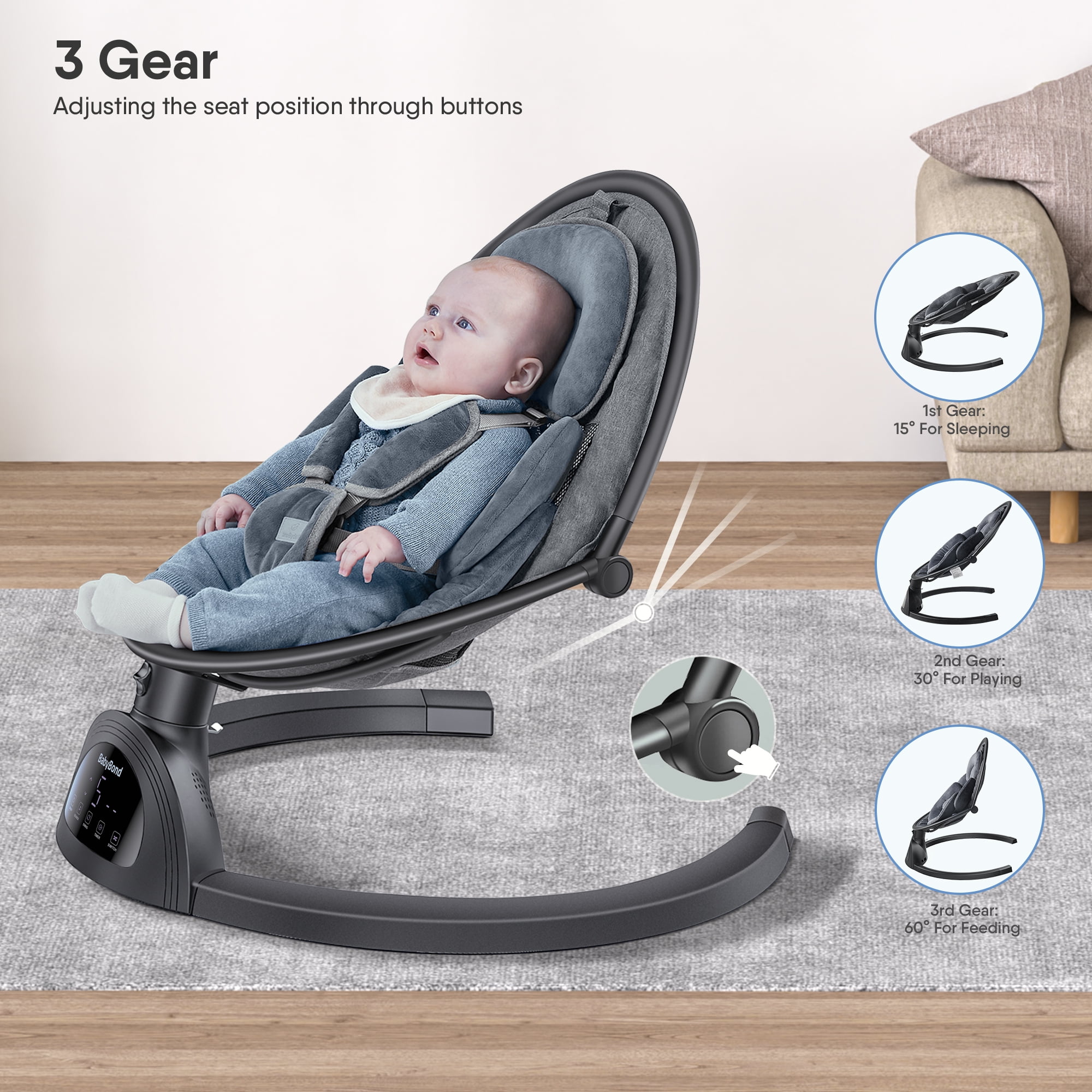 Walmart Portable Baby Swing, 5 Speeds, Remote Control, Unisex, Black, Newborn & Up - Walmart.com Walmart Portable Baby Swing, 5 Speeds, Remote Control, Unisex, Black, Newborn & Up - Walmart.com