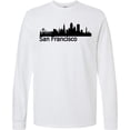 thumbnail image 3 of Inktastic San Francisco Skyline Long Sleeve T-Shirt, 3 of 5