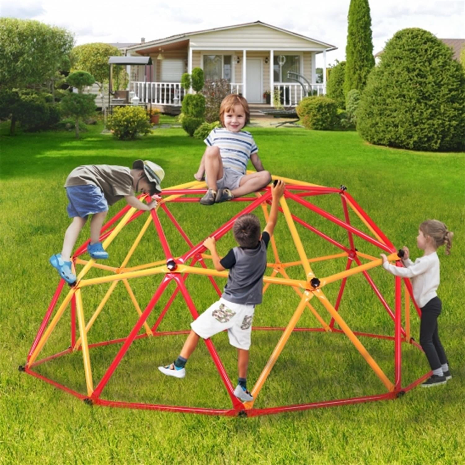 CIPACHO Outdoor Kids Climbing, 82" Dome Climber Supporting 400lbs, Playground Climbing Dome for Kids 3-6