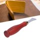 thumbnail image 4 of Borde de Cuero Creaser Creaser de Borde de Cuero Ranura Poco Profunda Dispositivo de Borde Recortadora de Ranuras Arrugado de Borde de Cuero Herramientas de Prensado de Bricolaje(1.0mm) EOTVIA No, 4 of 7