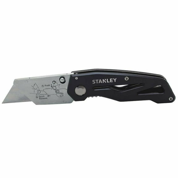 Folding Utility Knife, Steel, 5-3/4 in. L