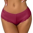 thumbnail image 5 of FASHOFT Underwear for Women Lace Panties Breathable Bikini for Ladies Hot Pink M, 5 of 6