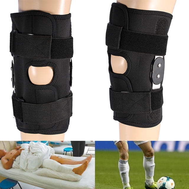 Rodillera con Apertura de rótula, Rodillera Ajustable Sport Rodillera ortopédica con Soportes de ale a descompresión y Alivio del Dolor(L) Día del Ni?o Spptty cuidado personal