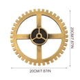 thumbnail image 2 of CATIEBYE 1Set Gear Wall Decor 7.86x7.86in Wood Density Board For Bar Decor, 2 of 5