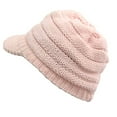 （2*Pack）Pzocapte Women Solid Stitching Womens Summer Hats Outdoor Plush