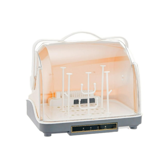 Estante de secado de platos perfke organizador de cocina amarillo