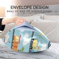 thumbnail image 4 of Yayeee Pillowcase King Size Set of 2 Satin Wrinkle Resistant Envelope Pillow Case, Cartoon Train Pattern, 4 of 8