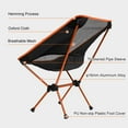 thumbnail image 4 of Silla de camping plegable BRILLAR Naranja Verde, 4 of 5