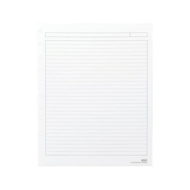 Staples Arc Notebook System Refill Paper 8.5" x 11" 50 Sh. Ruled White 19992