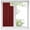 Dark Red, variant on Reusable Frosted Window Coverings, Red Window Privacy Film Frosted, Farmhouse Burlap Solid Red Color Modern Linen Texture Sun Blocking Windows Stickers for Kitchen Front Door, 23.6 x 59 Inches
