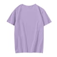 thumbnail image 4 of Pop cazadora para niña Demon Hunters Boys Girls Fashion Round-Neck Group Panels T Shirt （Purple）, 4 of 4