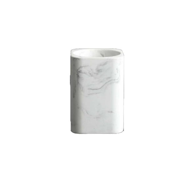 Cateissary Dispensador de caja de resina de jabón, herramientas de de cepillos de dientes, soporte de escritorio, bandeja de traje para el hogar, Juegos de accesorios de baño Taza Cateissary HA073017-02