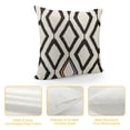 thumbnail image 4 of Nawypu Black and White Boho Pillow Covers Geometry Blend Square Decorative Throw Pillow Covers for Sofa Couch Bed Decor ( White), 4 of 5