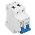 thumbnail image 4 of 2P Circuit Breaker DC Miniature Circuit Breaker PV Air Circuit Breaker 6KA 400V For Solar PV System Panels Grid ABS, 4 of 8