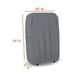 thumbnail image 2 of COVERS&ALL Outdoor Zero Gravity Chair Covers, Made of 18 Oz, 100% UV & Weather-Resistant Cover Max PVC Coated Fabric with Elastic for Snug Fit (36" W x 42" H x 9" D Inches, Gray), 2 of 6