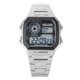 thumbnail image 1 of Reloj Cronógrafo Digital Nikou Resistente al Agua Color Plateado, 1 of 15