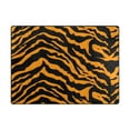 thumbnail image 2 of Tiger Print Background Area Rug Washable 80 x 58 Floor Carpet Mat Non Slip for Bedroom Living Room Home Decor, 2 of 7