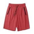 thumbnail image 1 of zbxnLI Men's Athletic Shorts Big and Tall Workout Running Shorts Quick Dry Training Shorts with Zipper Pockets, 1 of 6
