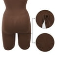 thumbnail image 6 of Unique Bargains Women Shapewear Tummy Control Full Bust Body Shaper Briefs Bodysuit Butt Lifter Thigh Slimmer XL Brown, 6 of 7
