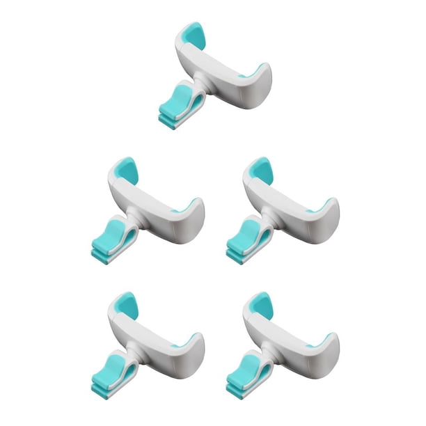 Sidaley Soporte plástico para teléfono inteligente para vehículos Soporte giratorio universal de 360 grados para teléfonos de 3.5 a 6 Type2 NO2