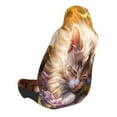 thumbnail image 2 of Wukai Cute Cat Sunflower Full Set Car Seat Covers with Soft Padding Universal Auto Front Seats Protector and Cushion Mat, 2 of 5