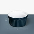 thumbnail image 7 of Soonbuy 8oz Porcelain Ramekins,Souffle Dishes Bowls for Baking, Pudding, Creme Brulee, Custard Cups, Serving Dip, Oven, Microwave and Dishwasher Safe, 7 of 7
