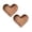 Brown 2PCS, variant on Multi-Purpose Heart Shaped Wooden Bowl,Valentines Day Mother's Day Decorative Bowls Heart-Shaped Walnut Nut Tray Charcuterie Snack Dessert Fruit Platter