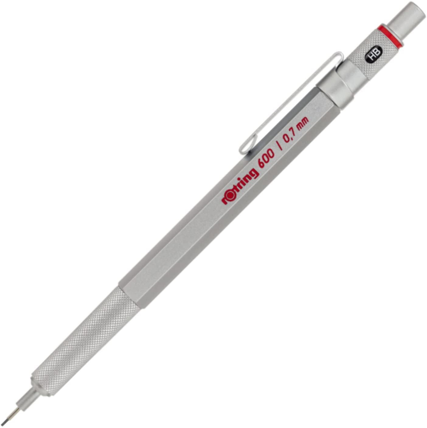 rOtring 600 Mechanical Pencil, 0.7 mm, Silver Barrel (1904444