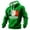 Green, variant on Men's St. Patrick's Day Hoodie Irish Pride Print Pullover Long Sleeve Sweatshirt