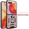 thumbnail image 2 of For Motorola Moto Razr 2024 Case, Shock Proof Phone Cover with Kickstand - Rose Gold, 2 of 5