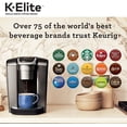 thumbnail image 4 of Keurig K-Elite Single Serve K-Cup Pod Coffee Maker, with Strong Temperature Control, Iced Coffee Capability, 12oz Brew Size, Programmable, Brushed Slate, 4 of 13