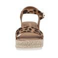 thumbnail image 4 of Cushionaire Melissa Espadrille Platform Sandals For Women with Adjustable Ankle Strap and Memory Foam Insole - Comfortable Womens Wedge Flatform Sandals for Summer, 4 of 6